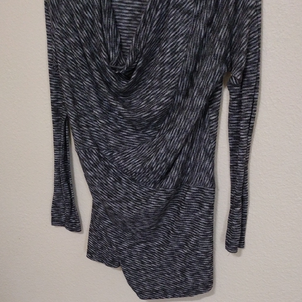 Maurices Black and Gray Cowl Neck Sweater - Picture 5 of 9